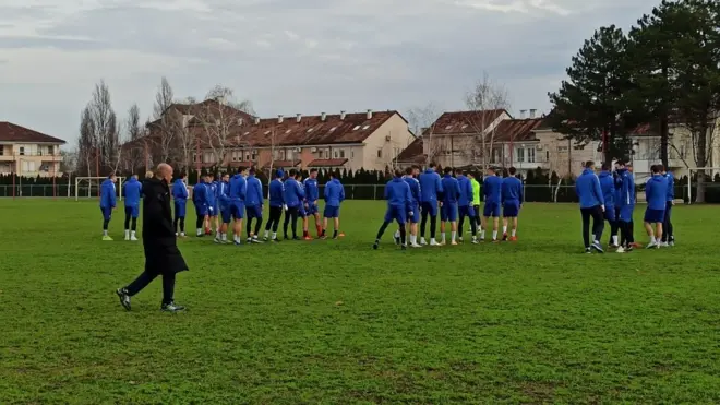 Фудбалери Војводине на почетку припрема