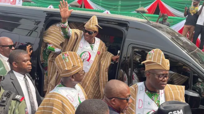 Foto of di G-5 govnors for Oyo state