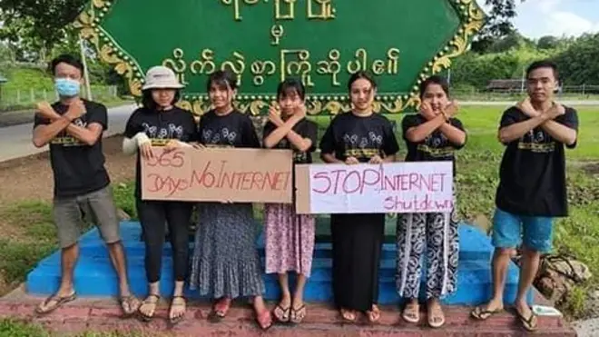 တောင်းဆိုခဲ့ကြသူတွေဟာ ရမ်းဗြဲမြို့ လူငယ်ကွန်ရက် အဖွဲ့ဝင်တွေဖြစ်