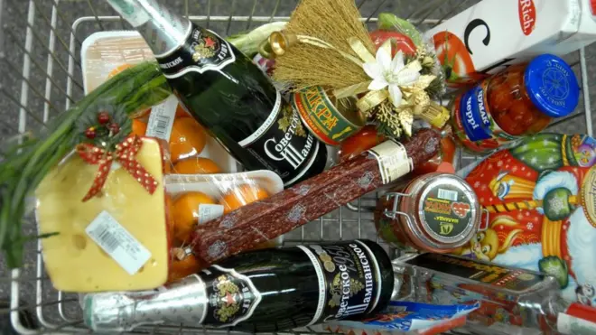 Продукти у візку