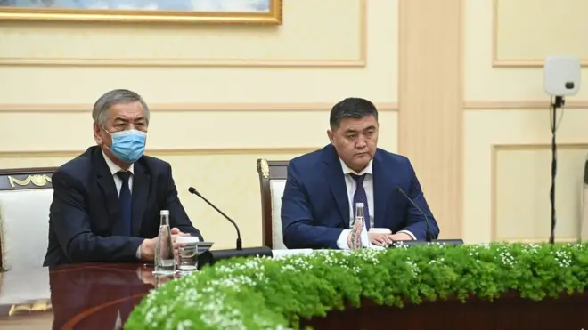 Камчыбек Ташиев менен Назирбек Бөрүбаев