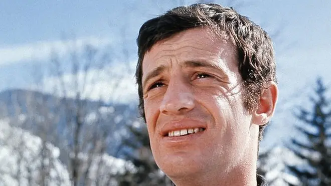 Бельмондо на лыжном курорте в 1960 годах