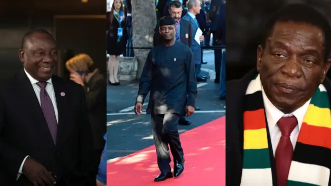 Vice presidos wey dey shake table for Africa