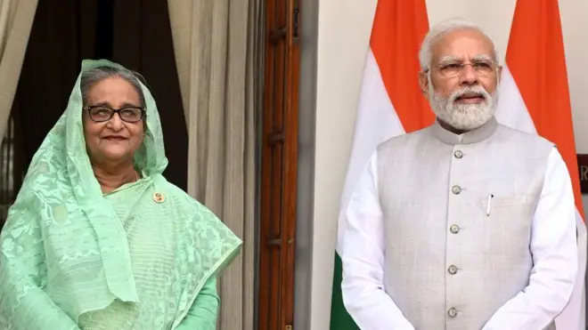 पीएम मोदी और शेख हसीना