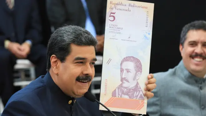 El gobierno de Venezuela retira de los billetes los tres ceros que sumó hace 15 meses.