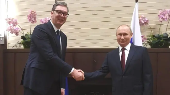 Vučić, Putin