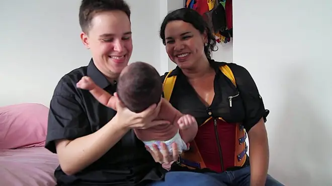 Pareja transgénero en Ecuador