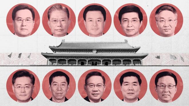 中國新一屆政府領導班子的新老面孔