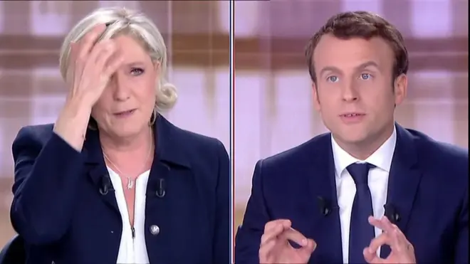 Ле Пен и Макрон