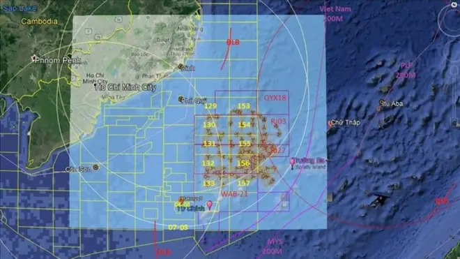Trung Quốc khảo sát và uy hiếp bên trong EEZ 200 hải lý của Việt Nam