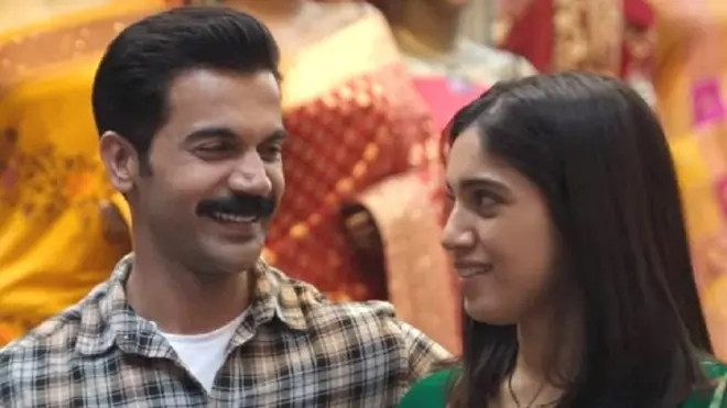 फ़िल्म 'बधाई दो' में राजकुमार राव और भूमि पेडनेकर के किरदार दुनिया की नज़र में पति पत्नी होते हैं, पर वे हैं समलैंगिक.