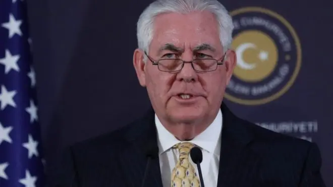 Waziri wa mambo ya nje wa Marekani Rex Tillerson