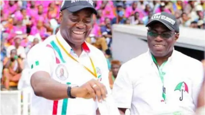 Adebisi Olopoeyan and Akeem Olatunji