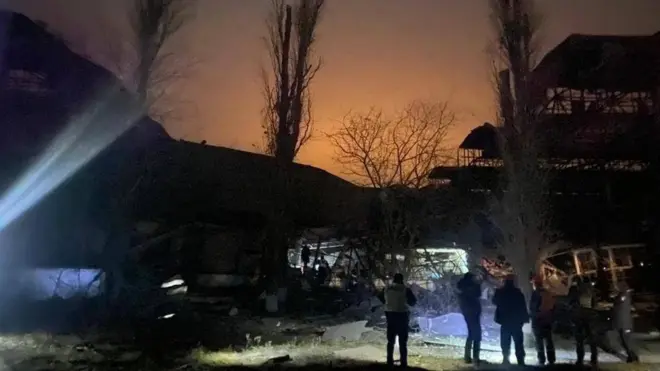 Наслідки обстрілу Кривого Рогу