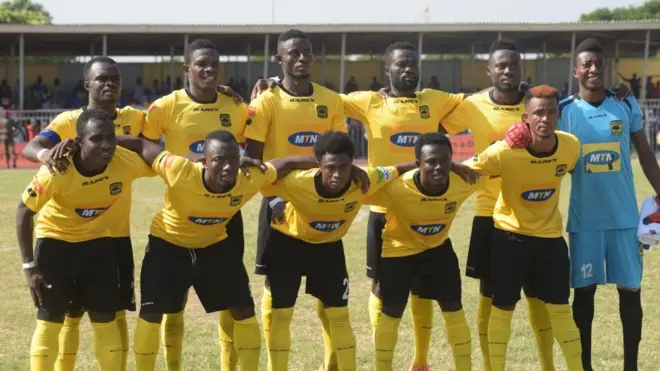 Players of Kumasi Asante Kotoko Football Club