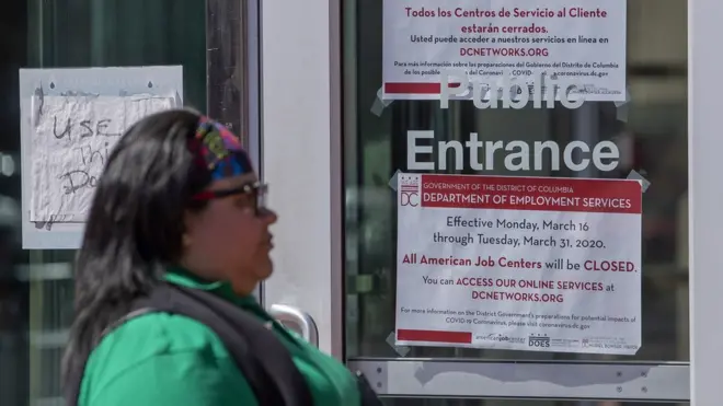 有分析估计美国的失业率可能会上升到15%。