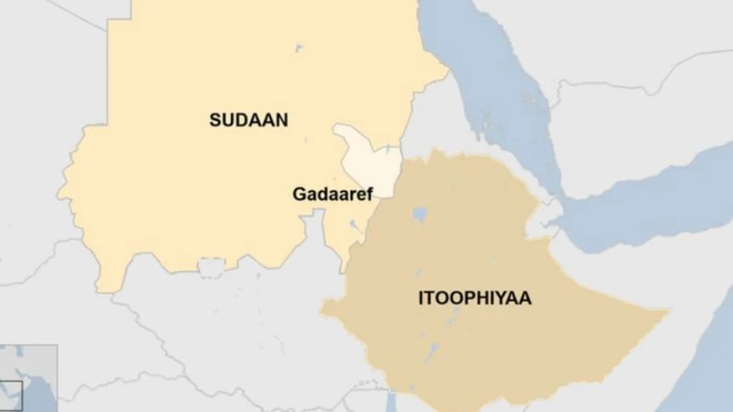 Danaa naannoo daangaa Itoophiyaa fi Sudaan