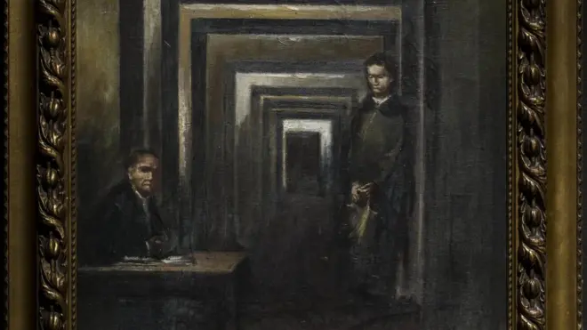 The painting is among more than 200 works on display at the exhibition, which runs until 19 November