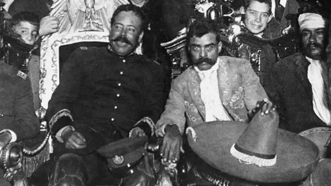 Pancho Villa y Emiliano Zapata