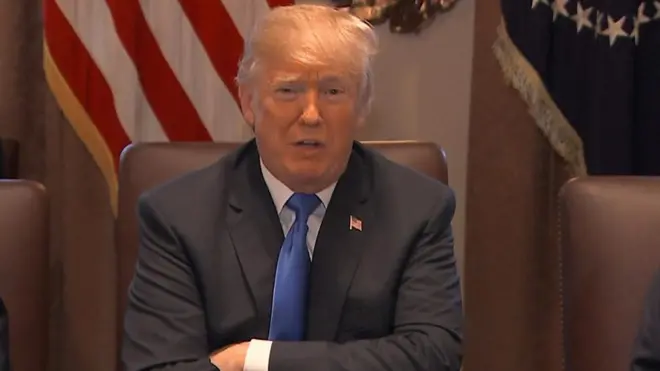 الرئيس الأمريكي دونالد ترامب