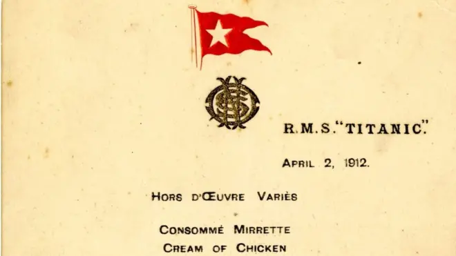 Almoço foi servido a funcionários no primeiro dia dos testes do navio no mar,luva bet grupo telegram2luva bet grupo telegramabrilluva bet grupo telegram1912.