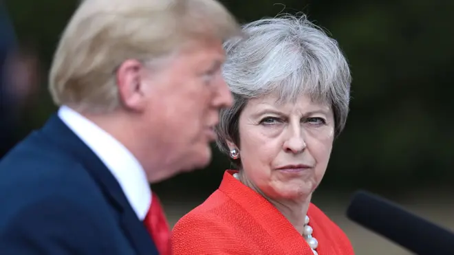 Trump y May