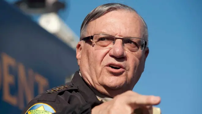 El exalguacil Joe Arpaio es conocido por su mano dura con la inmigración.