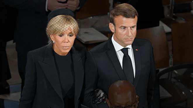 Emmanuel and Brigitte Macron