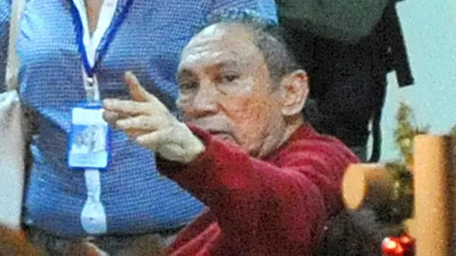 Noriega tiene 82 años y está cumpliendo una sentencia de 60 años en Panamá.