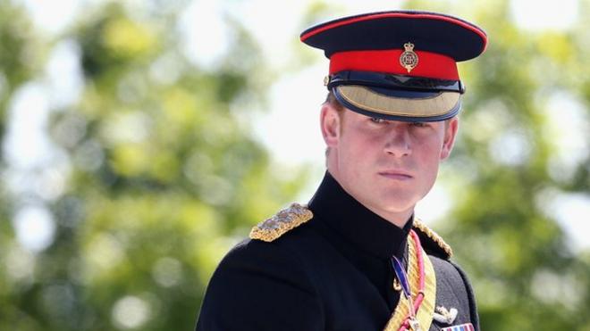 Prince Harry at the unveiling of the Bastion Memorial on 11 June 2015