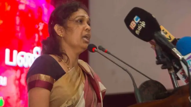 ළමා හා කාන්තා කටයුතු රාජ්‍ය ඇමතිනි විජේකලා මහේශ්වරන්