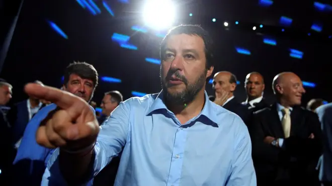 İtalya İçişleri Bakanı Matteo Salvini