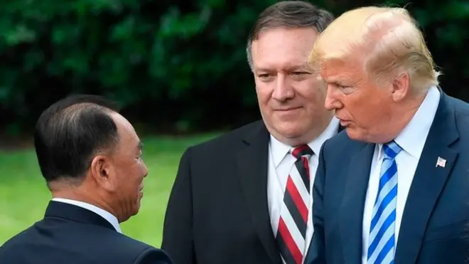 Trump recibió este viernes en la Casa Blanca al general norcoreano Kim Yong-chol, el primer alto funcionario norcoreano en visitar EE.UU. en casi dos décadas.