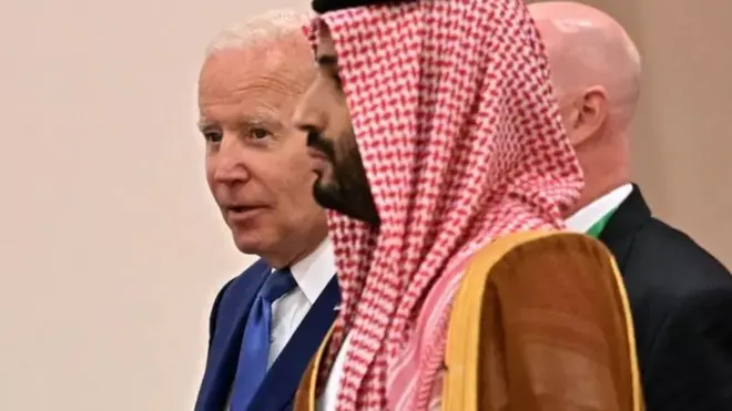 محمد بن سلمان و رئیسجمهور جو بایدن در اجلاس امنیت و همکاری جده در ژوئیه