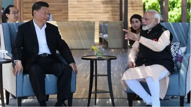 મોદી અને જિનપિંગ