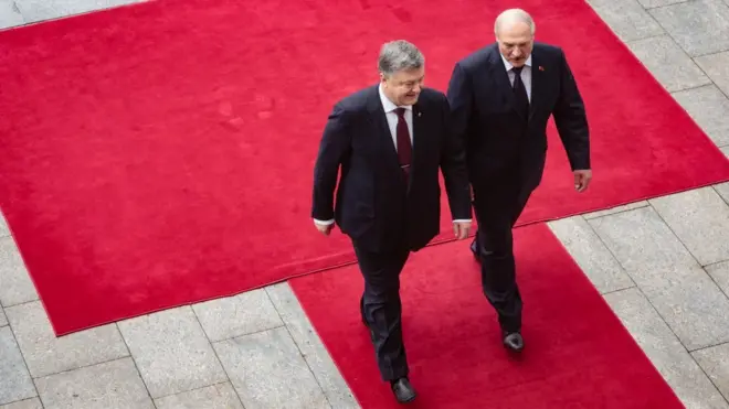 Порошенко і Лукашенко