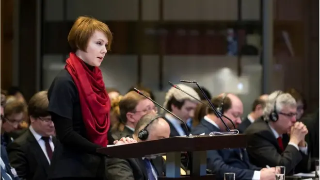 Українську делегацію очолює заступник міністра закордонних справ України Олена Зеркаль