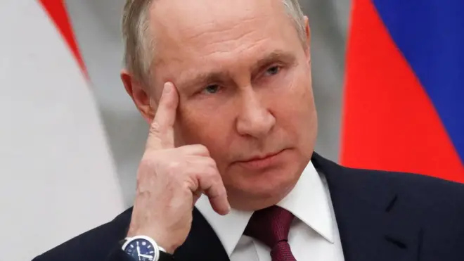 Vladimir Putin in Moscow, 1 February