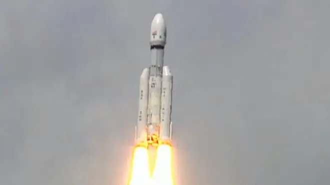Chandrayaan-3 lifts off