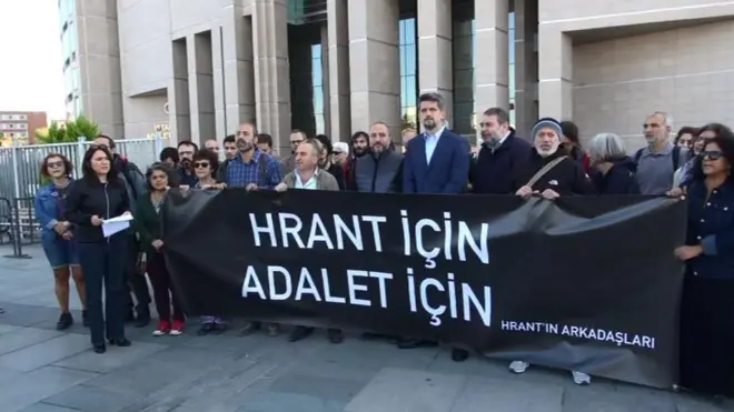 Agos Gazetesi Genel Yayın Yönetmeni Hrant Dink cinayetinin 15. duruşması...