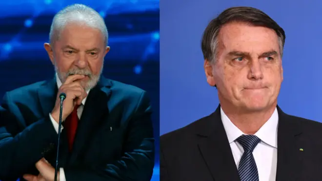 Lula e Bolsonaro