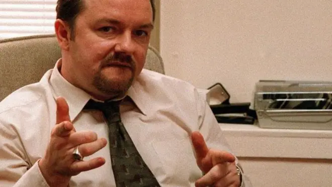 Ricky Gervais di The Office UK