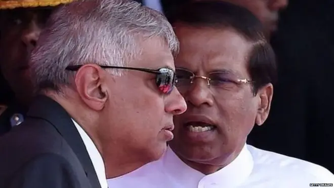 රනිල් වික්රමසිංහ සහ ජනපති මෛත්රී