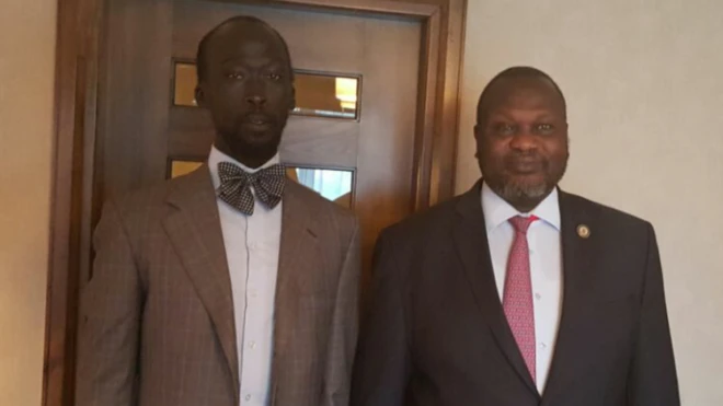 Bw Mabior Garang de Mabior na Dkt Riek Machar