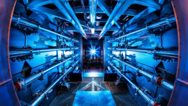The NIF has the most powerful laser system in the world