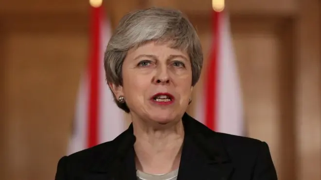 Theresa May se dirigió este miércoles a los ciudadanos desde Downing Street para expresarles su apoyo.