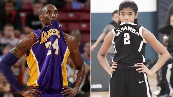 Umukobwa we Gianna yariho agera ikirenge mu cya se