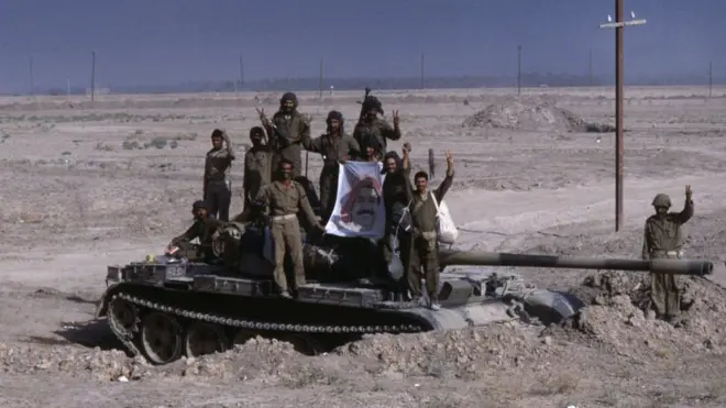 توغلت القوات العراقية اكثر من 100 كم داخل الاراضي الايرانية في بداية الحري