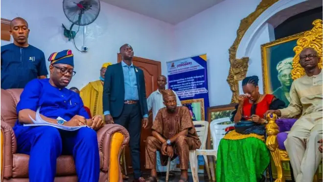 Seyi Makinde ní Ààfin ìlú Oyo