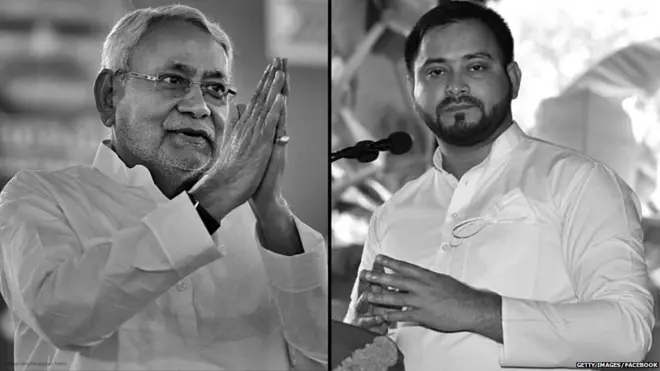 नीतीश कुमार और तेजस्वी यादव